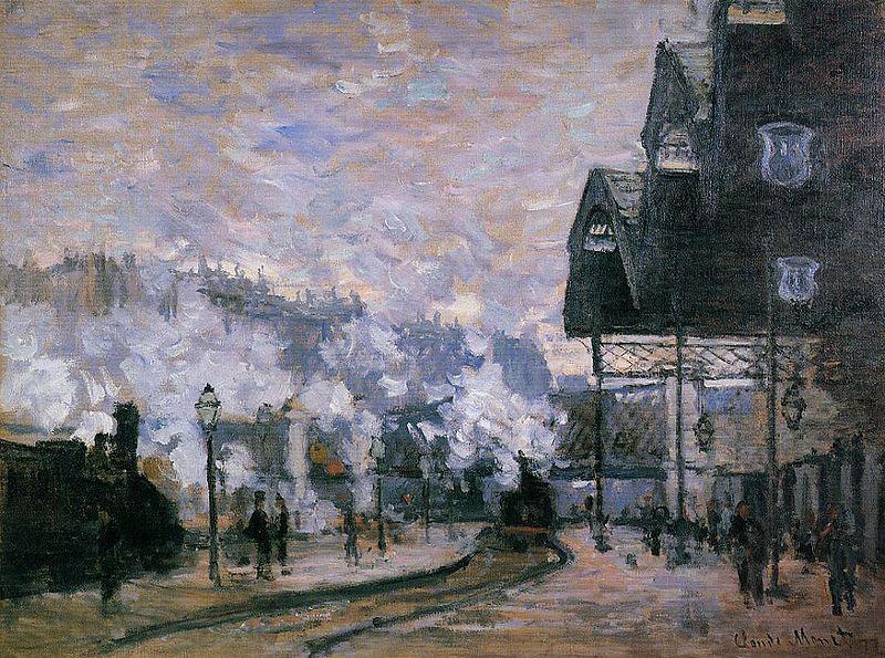 Claude Monet Saint-Lazare Station, the Western Region Goods Sheds
